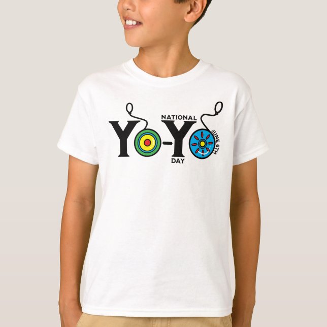 Nationaler Yo-Yo-Tag T-Shirt (Vorderseite)
