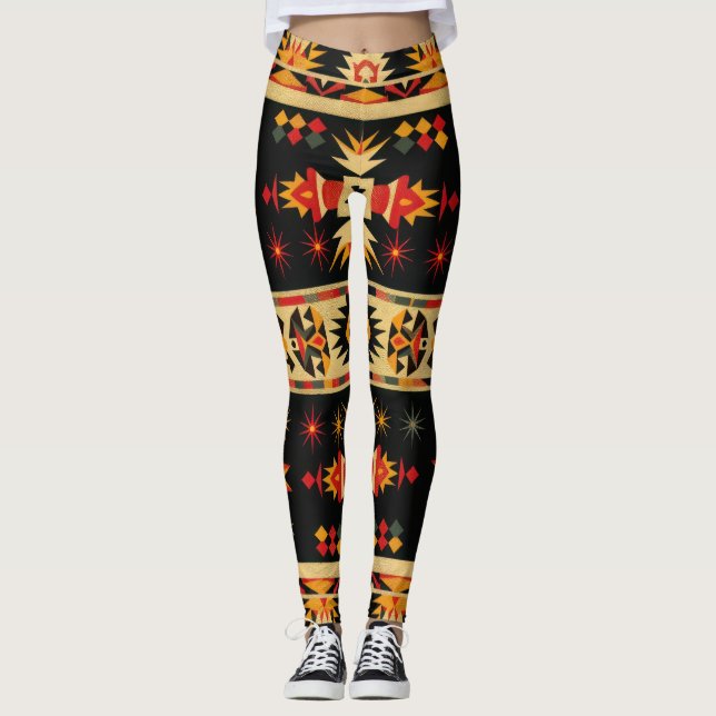 Nationales amerikanisches Kulturerbe-Design Leggings (Vorderseite)