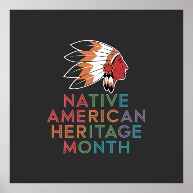 Nationales amerikanisches Kulturerbe Monat Ehrenku Poster (Vorne)