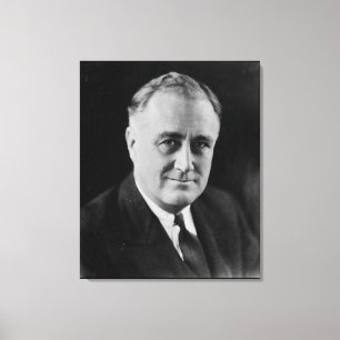Nationales Archiv-Foto FRANKLIN D. ROOSEVELT 1933 Leinwanddruck