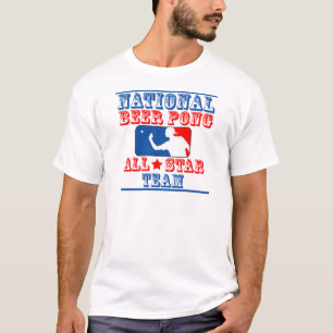 Nationales Bier Pong Team T-Shirt
