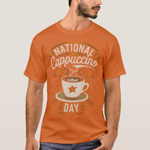 Nationales Cappuccino-Design-Geschenk T-Shirt