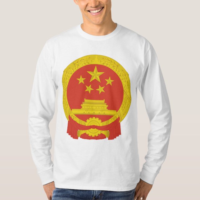Nationales Emblem der Volksrepublik China T-Shirt (Vorderseite)