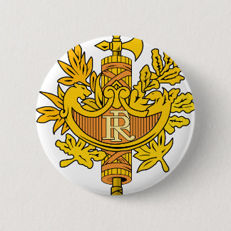 Nationales Emblem Frankreichs Button