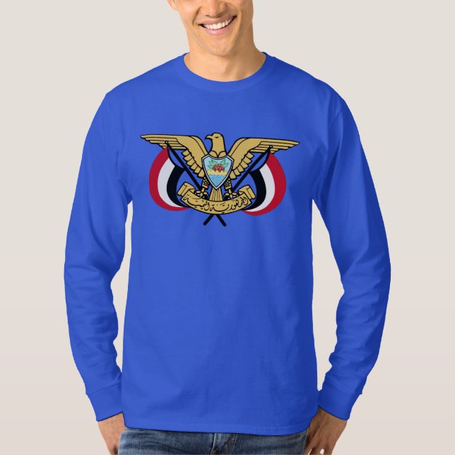 Nationales Emblem Hoodie im Jemen T-Shirt (Vorderseite)