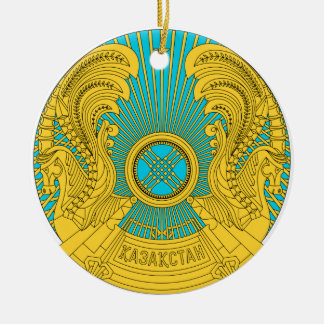 Nationales Emblem Kasachstans Keramikornament