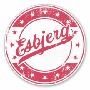 Nationales Esbjerg Dänemark Sticker