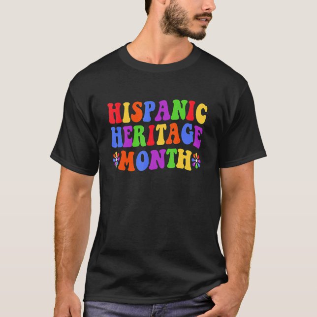 Nationales hispanisches Erbe Monat Frauen Männer K T-Shirt (Vorderseite)