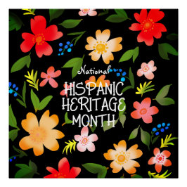 Nationales HISPANISCHES ERBE MONAT Poster