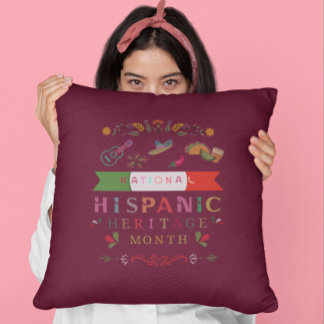 NATIONALES HISPANISCHES ERBE MONATLICHE GESTALTUNG KISSEN