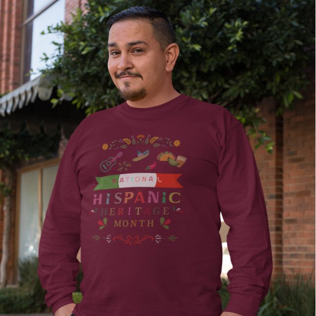 NATIONALES HISPANISCHES ERBE MONATLICHE GESTALTUNG T-Shirt (Von Creator hochgeladen)