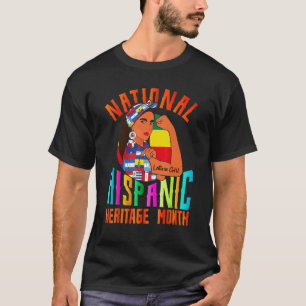 Nationales hispanisches Kulturerbe Monat Latino La T-Shirt