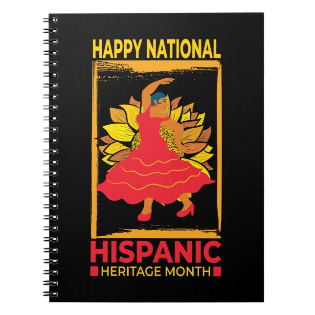 Nationales hispanisches Kulturerbe Monat Notizblock (Vorderseite)