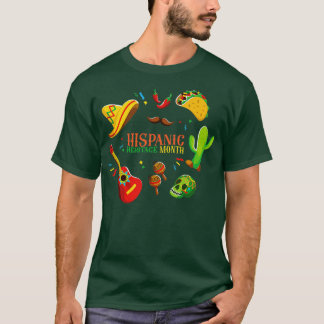 Nationales hispanisches Kulturerbe Monat T-Shirt
