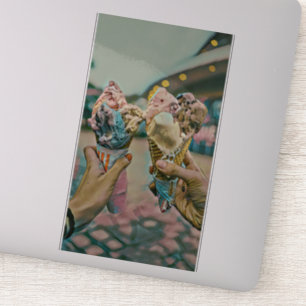 Nationales Ice Cream Day-Geschenk Aufkleber
