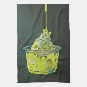 Nationales Ice Cream Day-Geschenk Geschirrtuch