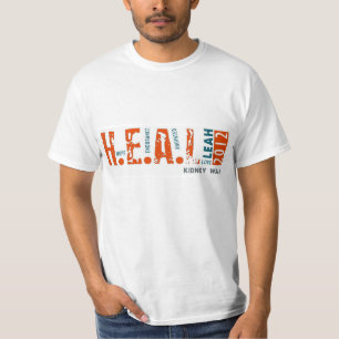 Nationales Nieren-Weg-Team H.E.A.L. Leah 2012 T-Shirt