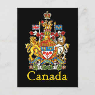 Nationales Siegel Kanada Postkarte