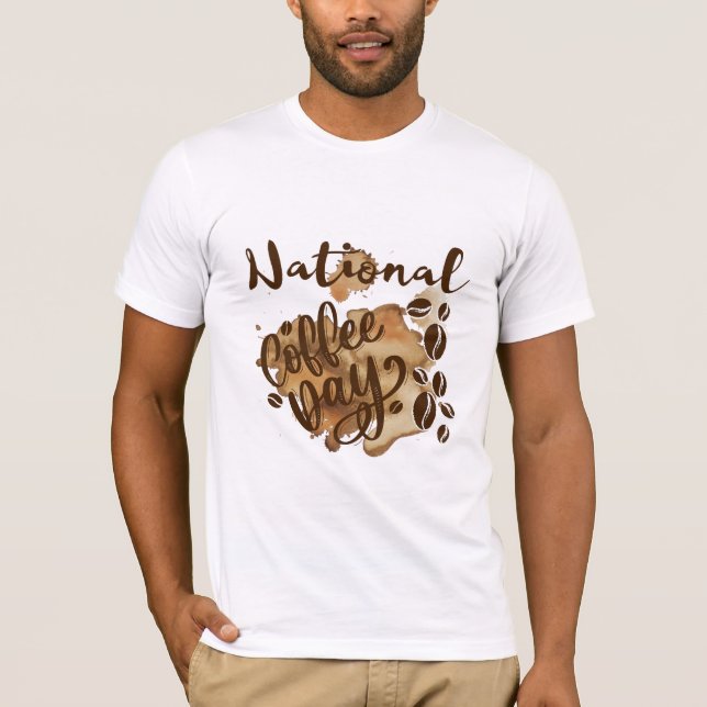 Nationalfeiertag; Kaffeeliebhaber T-Shirt (Vorderseite)