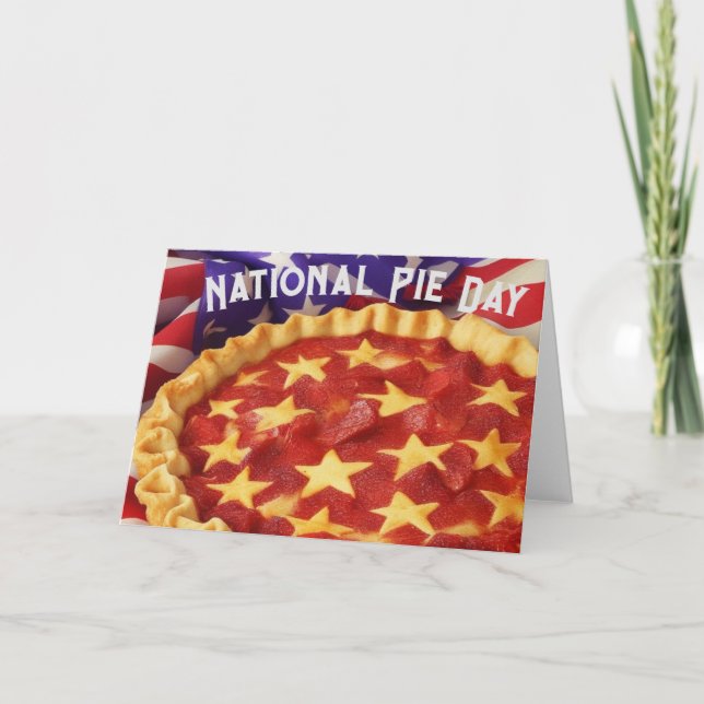 Nationalfeiertag Karte (Vorderseite)