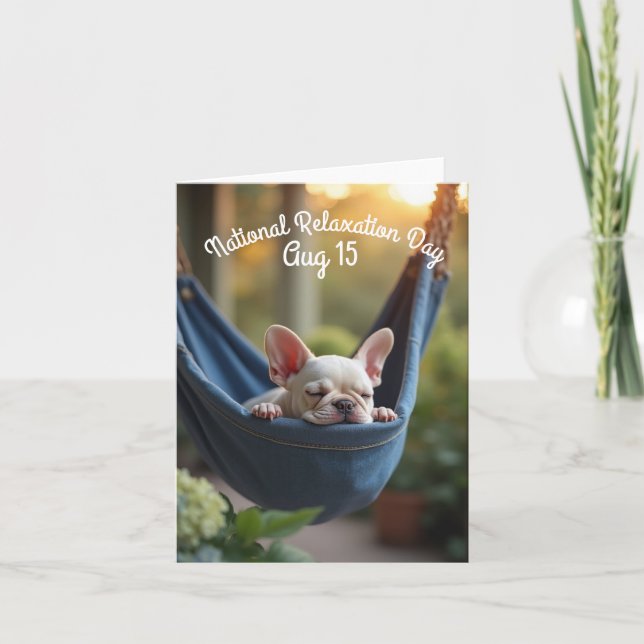 Nationalfeiertag Karte (Vorderseite)