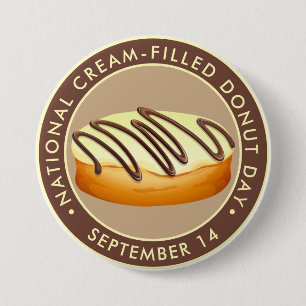 Nationalfeiertag mit Cremegras Button