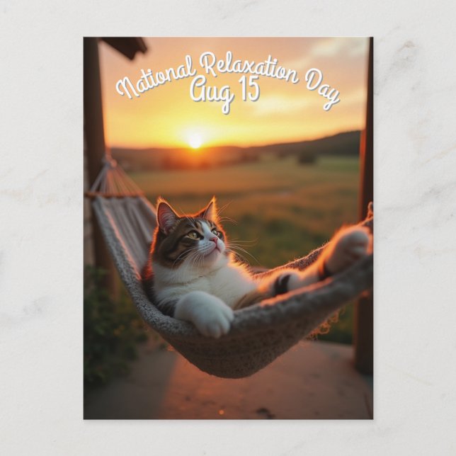 Nationalfeiertag Postkarte (Vorderseite)