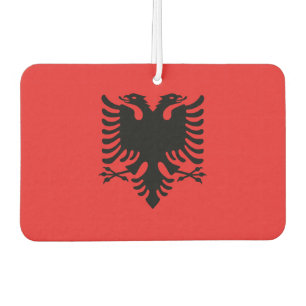 Nationalflagge Albaniens Autolufterfrischer