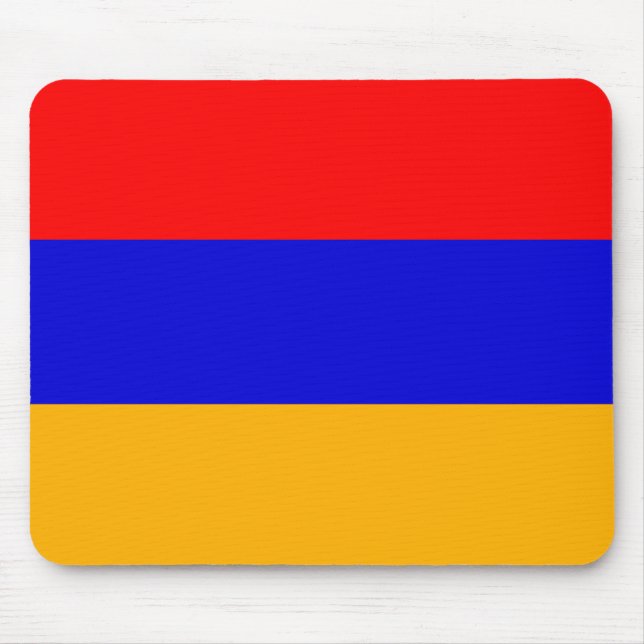 Nationalflagge Armenien Mousepad (Vorne)