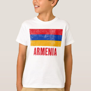 Nationalflagge Armeniens (Grunge Look) T-Shirt