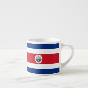 Nationalflagge Costa Rica Patriotic Espressotasse