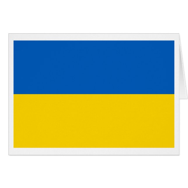 Nationalflagge der Ukraine (Vorderseite (Horizontal))