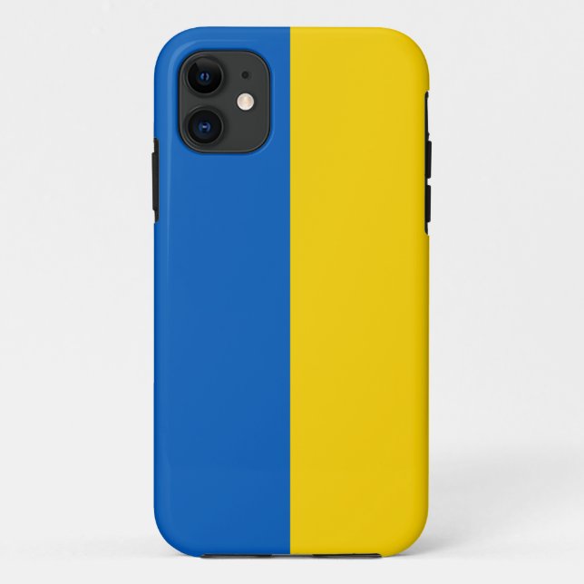 Nationalflagge der Ukraine Case-Mate iPhone Hülle (Rückseite)