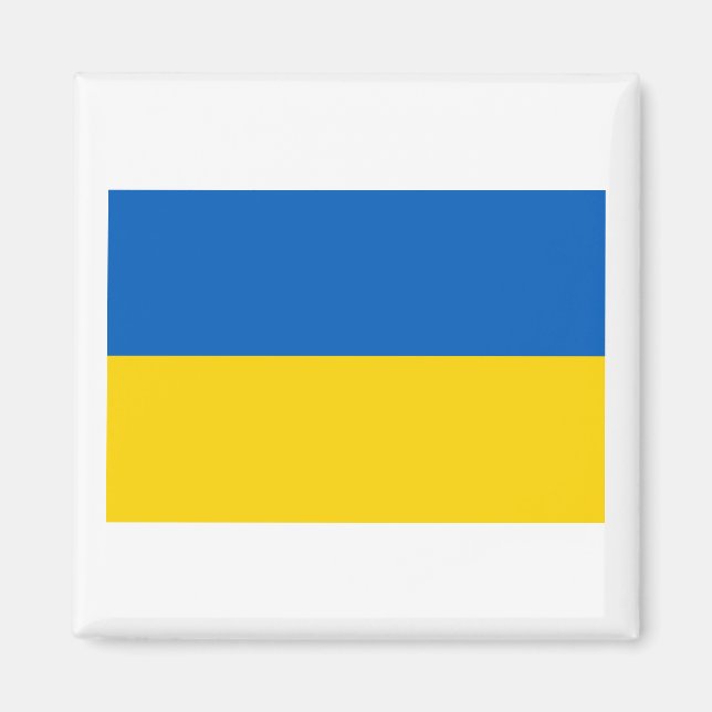 Nationalflagge der Ukraine Magnet (Vorne)