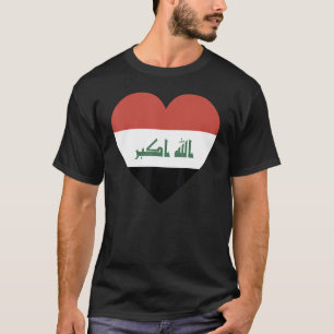 Nationalflagge des Irak Souvenir für Männer Frauen T-Shirt