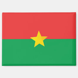 Nationalflagge des Magneten Burkina Faso Rectangle Magnet
