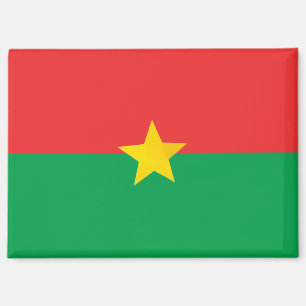 Nationalflagge des Magneten Burkina Faso Rectangle Magnet
