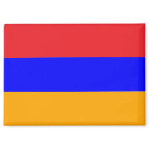 Nationalflagge des Rektangle-Magneten von Armenien