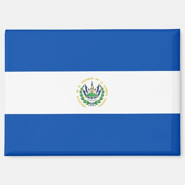 Nationalflagge des Rektangle-Magneten von El Salva Magnet (Vorderseite)