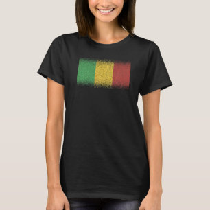Nationalflagge des Souvenirs von Mali für Männer 2 T-Shirt