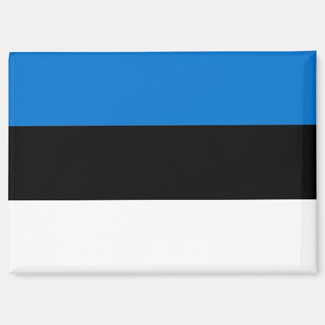Nationalflagge Estlands Rektangle-Magnet Magnet (Vorderseite)