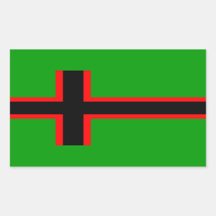 Nationalflagge Kareliens Rechteckiger Aufkleber