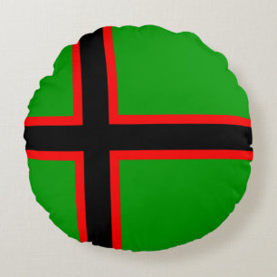 Nationalflagge Kareliens Rundes Kissen