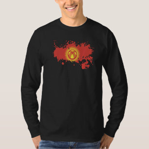 Nationalflagge Kirgisistans Souvenir für Männer Fr T-Shirt
