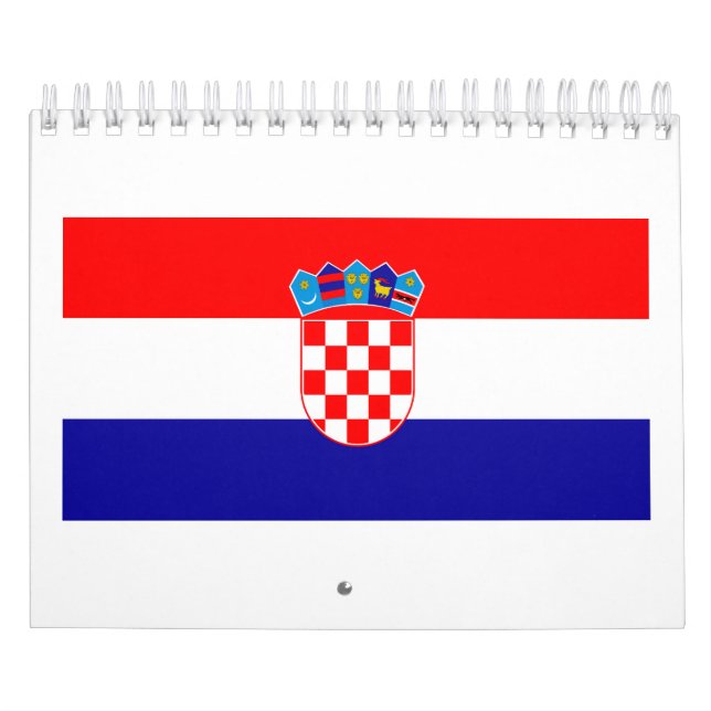Nationalflagge Kroatien Kalender (Titelbild)