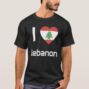 Nationalflagge Libanon - Andenken an Männer - Frau T-Shirt