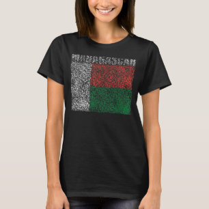 Nationalflagge Madagaskar-Souvenir für Männer T-Shirt
