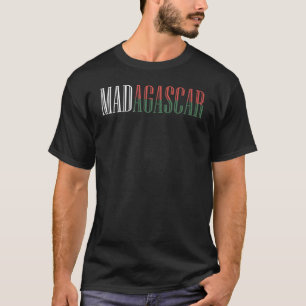 Nationalflagge Madagaskar-Souvenir für Männer T-Shirt