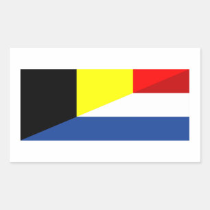 Nationalflagge Rechteckiger Aufkleber