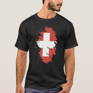 Nationalflagge Schweizer Souvenir für Männer T-Shirt